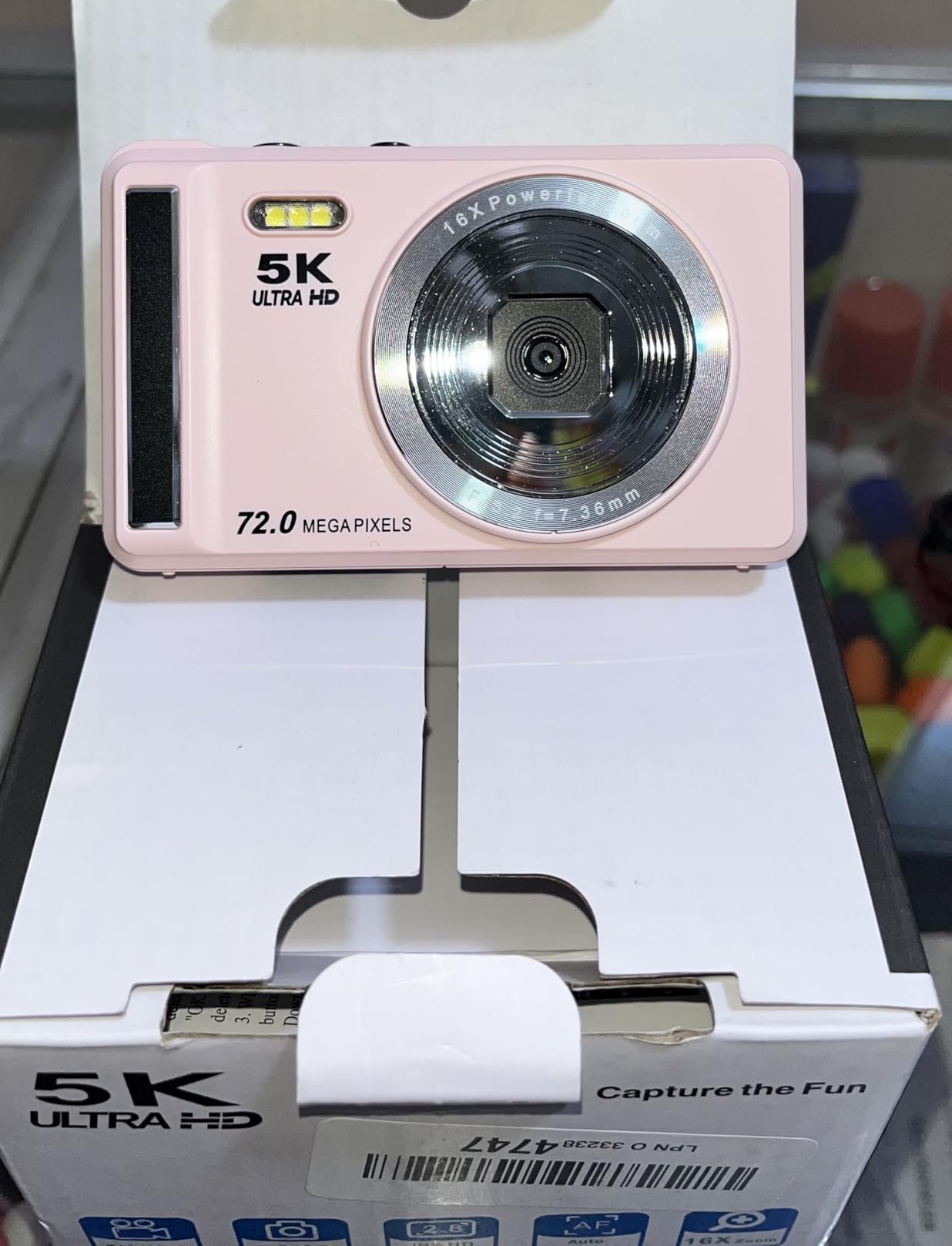 5K Digital Camera - 80MP WiFi Cameras for Photography - UHD Fast Autofocus Vlogging Camera for YouTube with 3