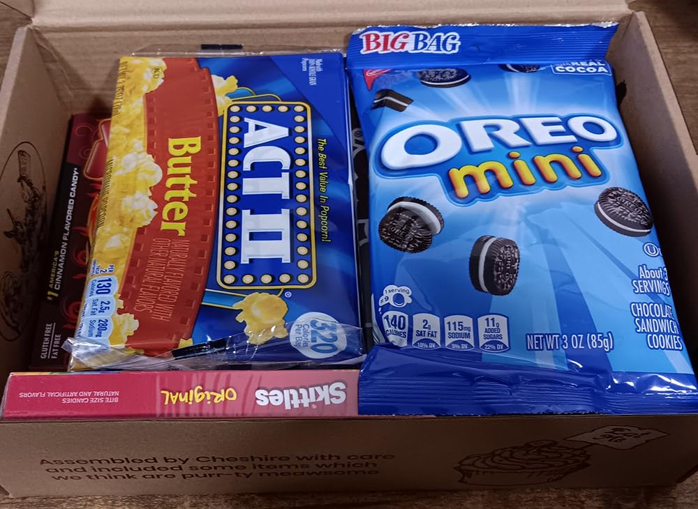 Valentines Movie Night Gift basket - Valentines popcorn bags and candy for Valentine gifts - Valentines day gift baskets for kids and adults - Valentines candy box by Cheshire Gifts - Customer Photo 1