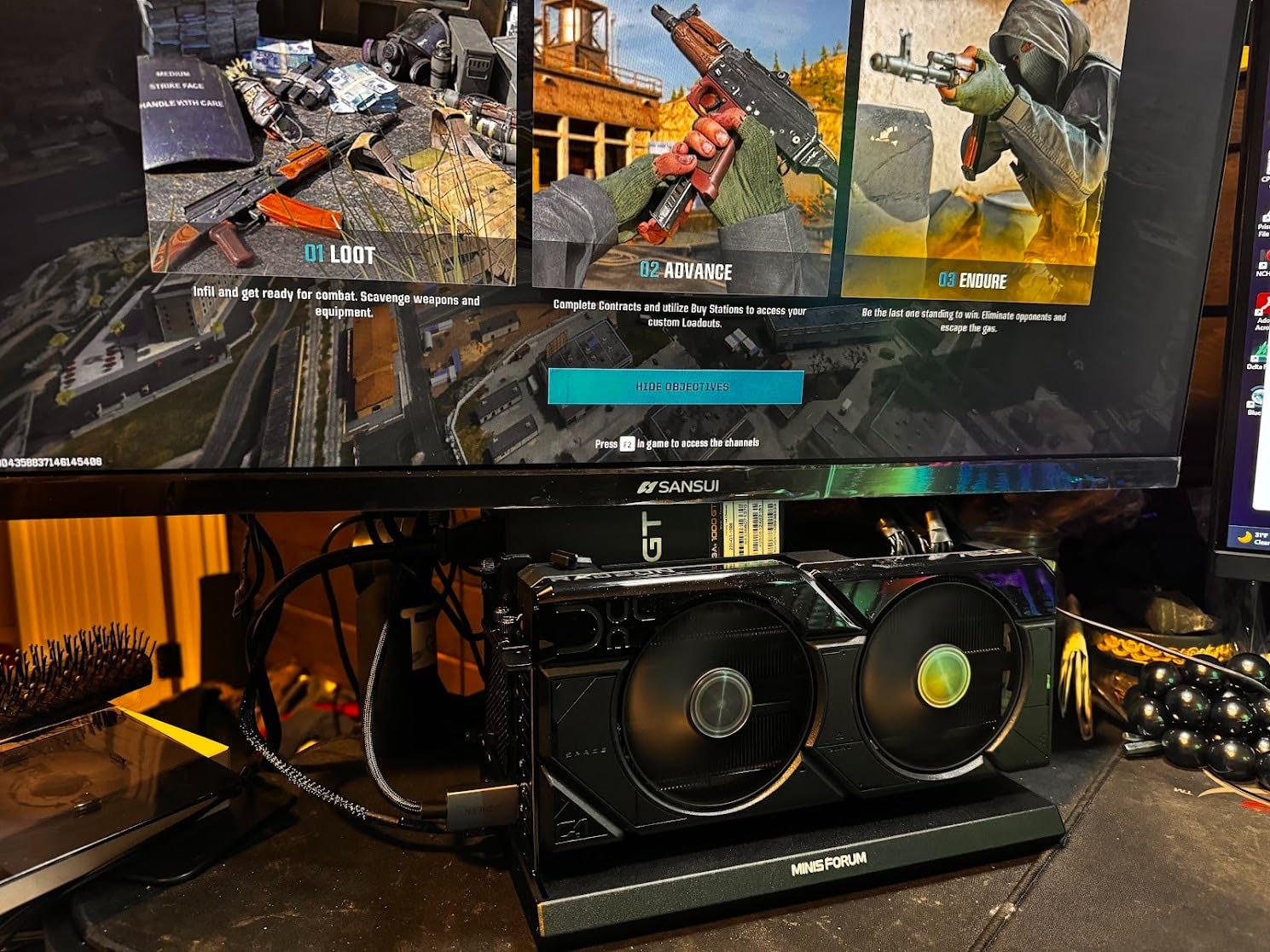 MINISFORUM DEG2 External GPU Docking Station Compatible with Oculink and Thunderbolt 5, eGPU Enclosure Graphics Card Extension Support ATX/SFX Power, with 2.5G LAN Port, M.2 Slot, USB3.2 Port customer photo 2