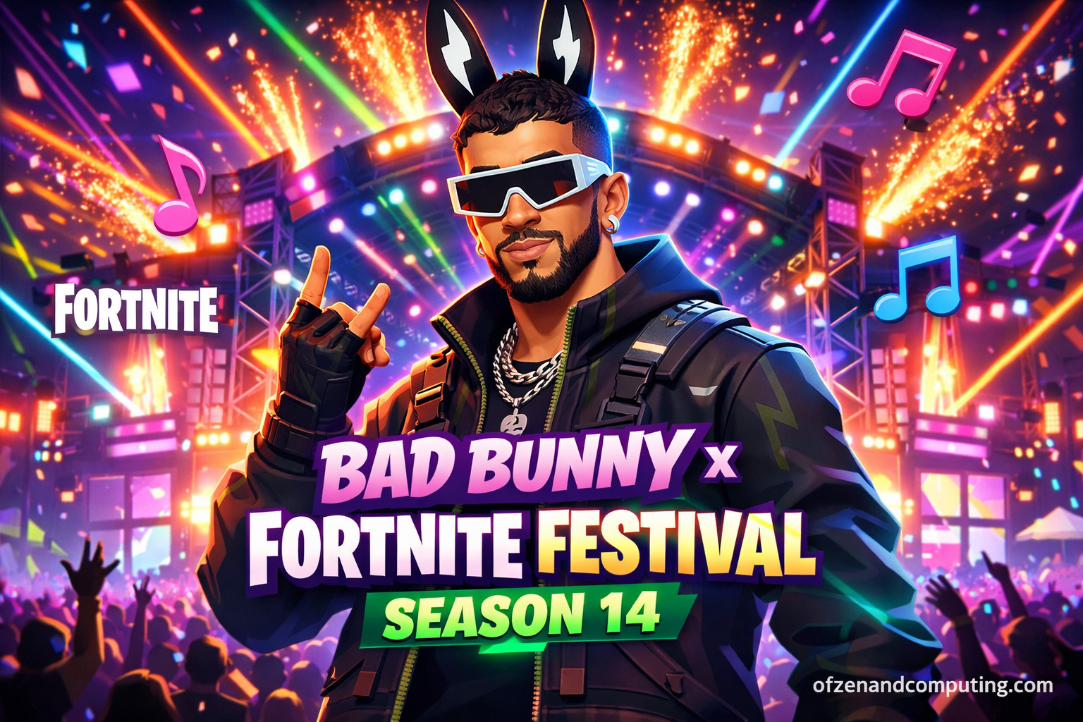 Bad Bunny Fortnite Festival Season 14 Headliner