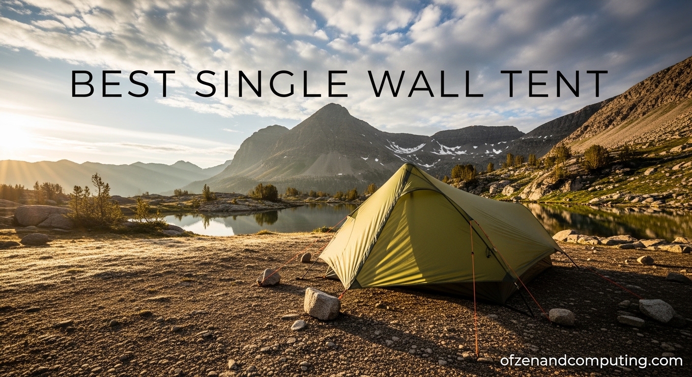 Best Single Wall Tent