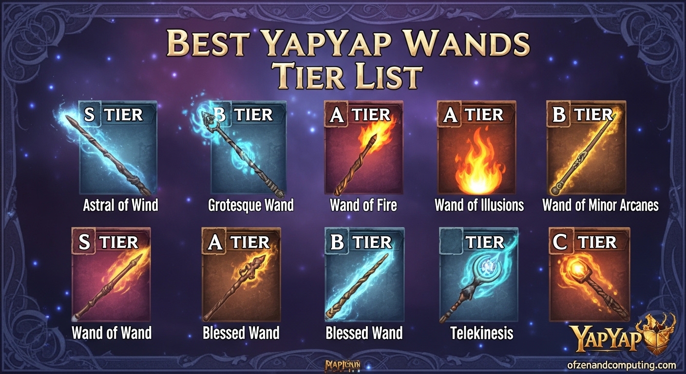 Best YapYap Wands Tier List