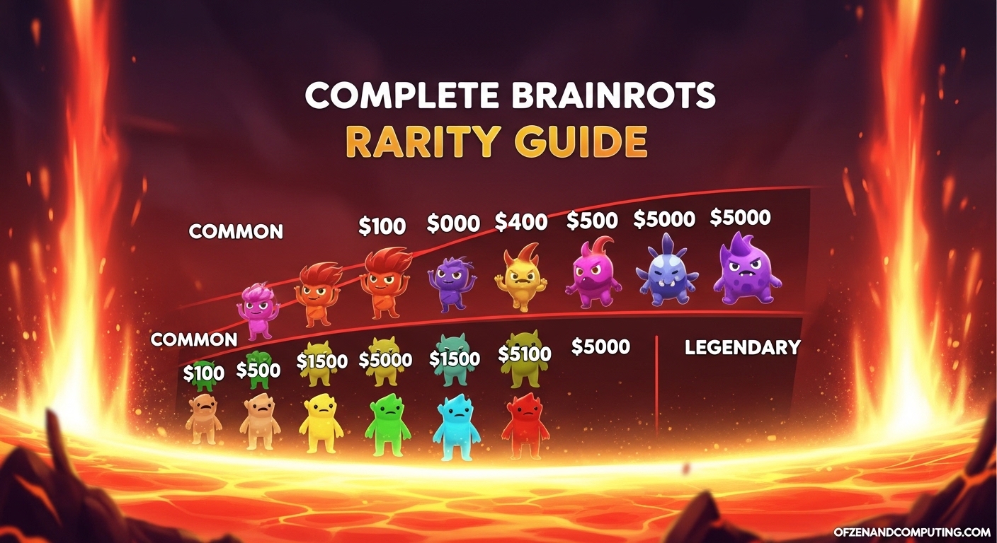 Brainrots Rarity List