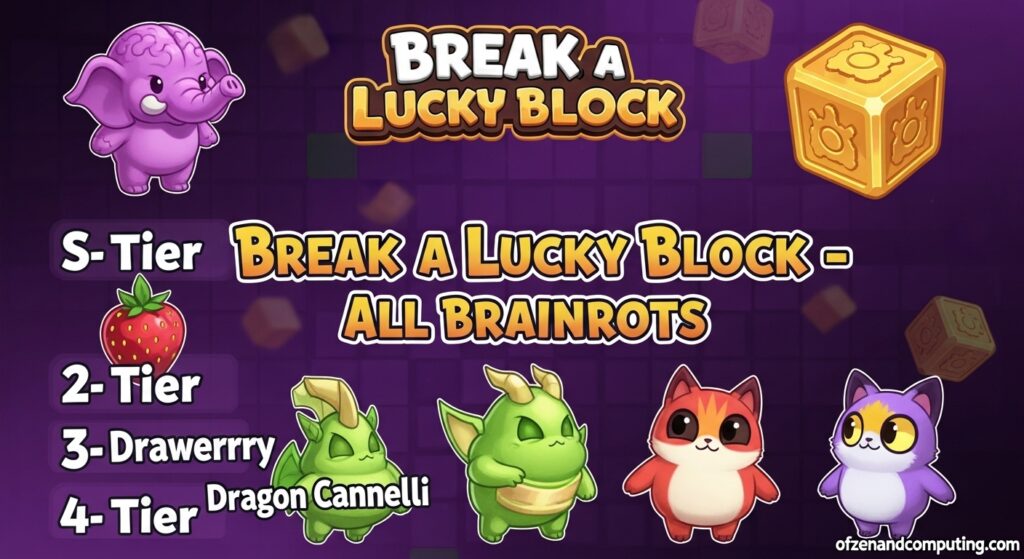 Break a Lucky Block All Brainrots (June 2026) Complete Guide