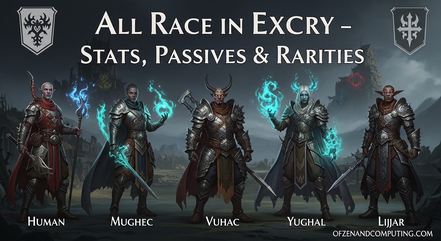 Excry Races Guide