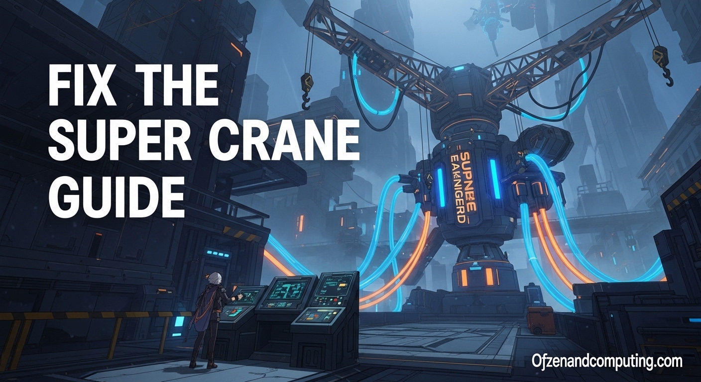 Fix the Super Crane Guide