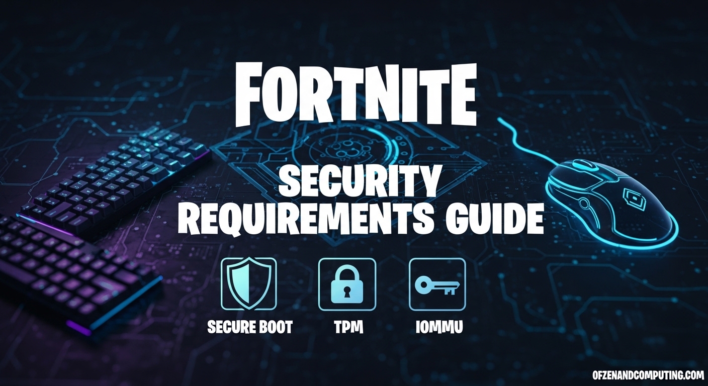 Fortnite Secure Boot & TPM Requirements Guide