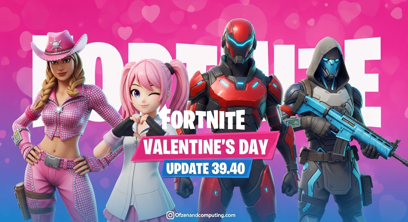 Fortnite Valentine's Day Update 39.40