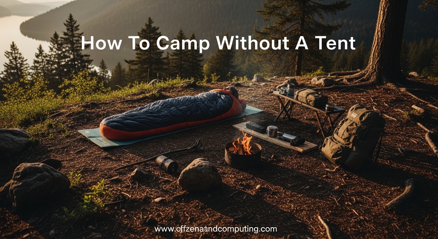 How To Camp Without A Tent
