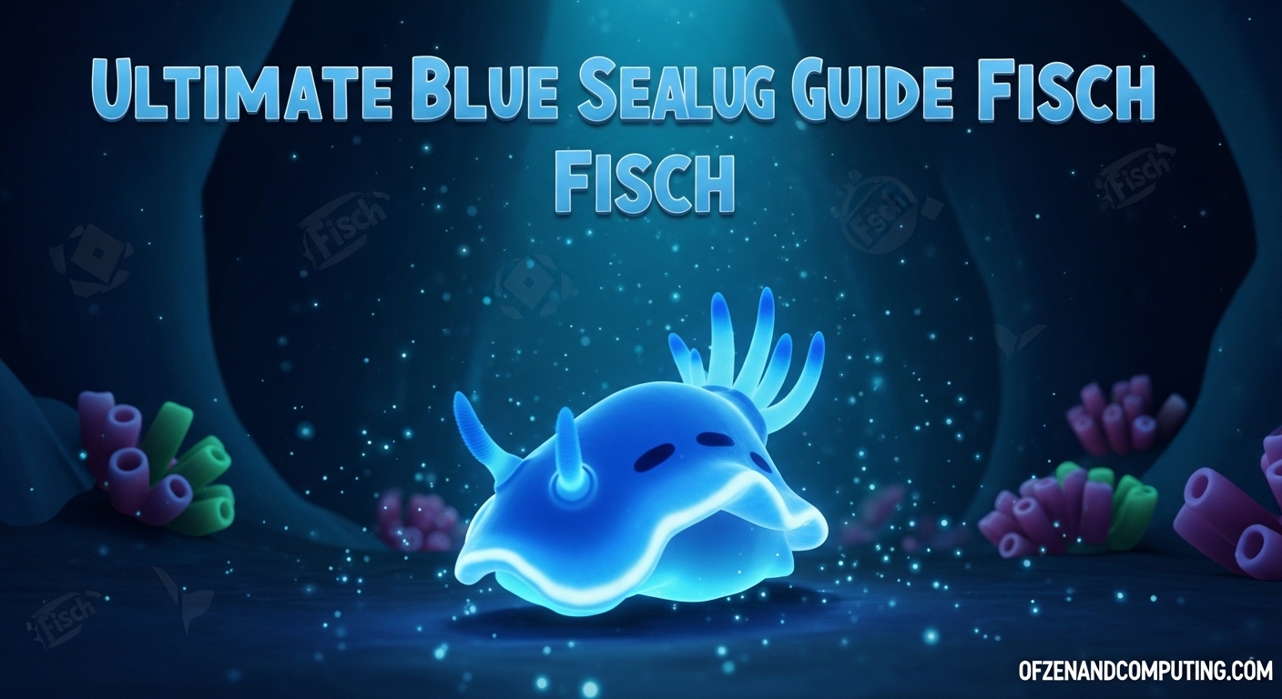How To Catch Blue Sea Slug Fisch Fast