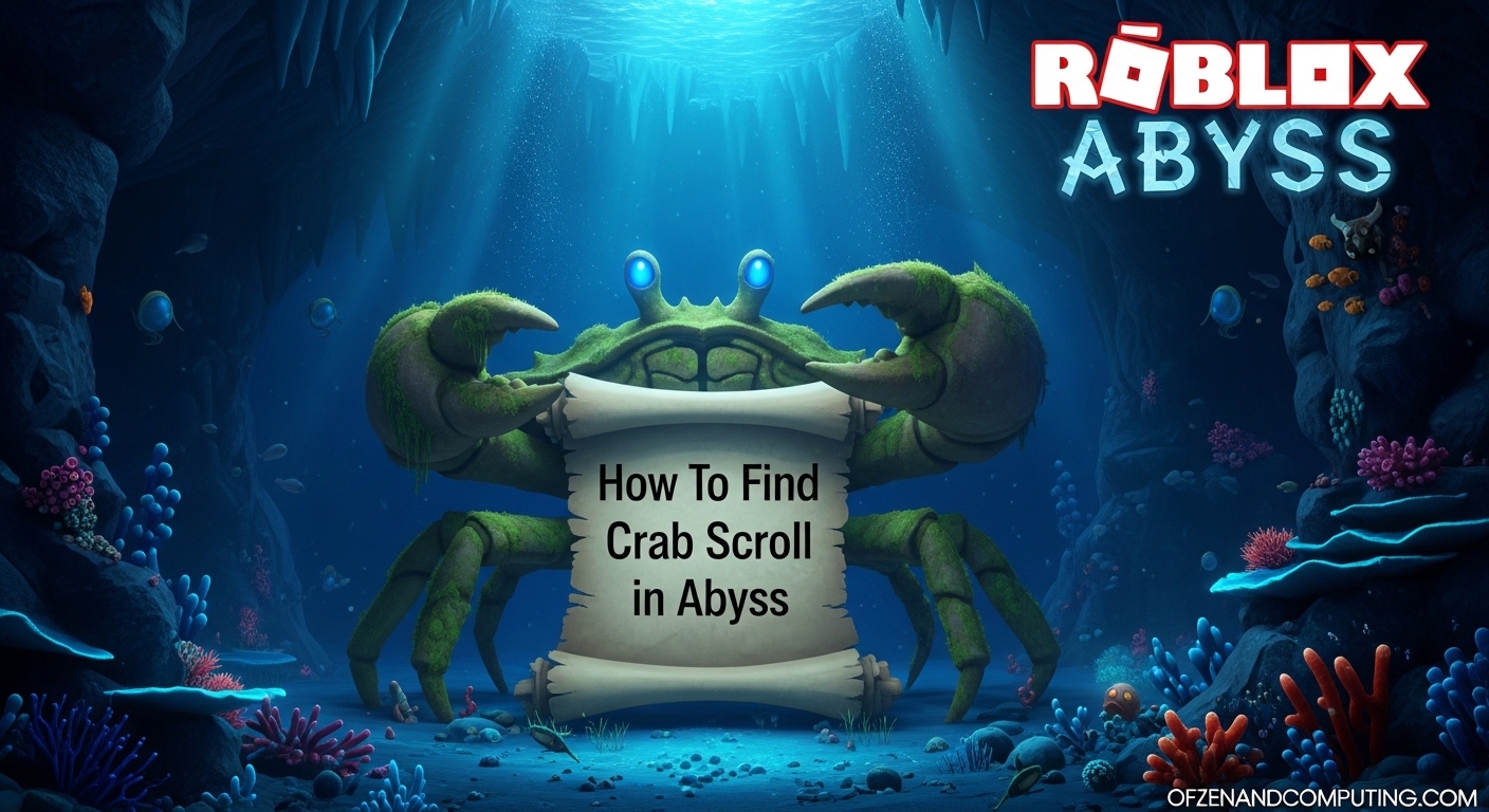 How To Find Crab Scroll in Abyss Roblox