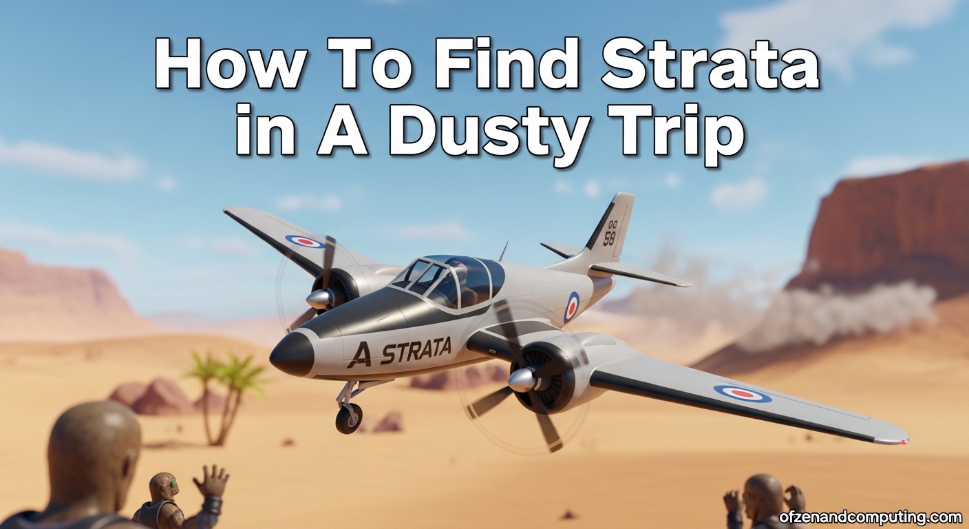 How To Find Strata in A Dusty Trip