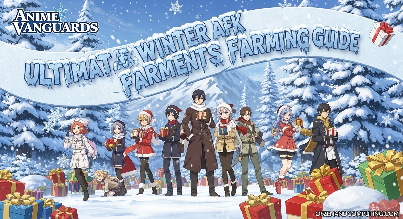 How to AFK Farm 400K Winter Presents in Anime Vanguards