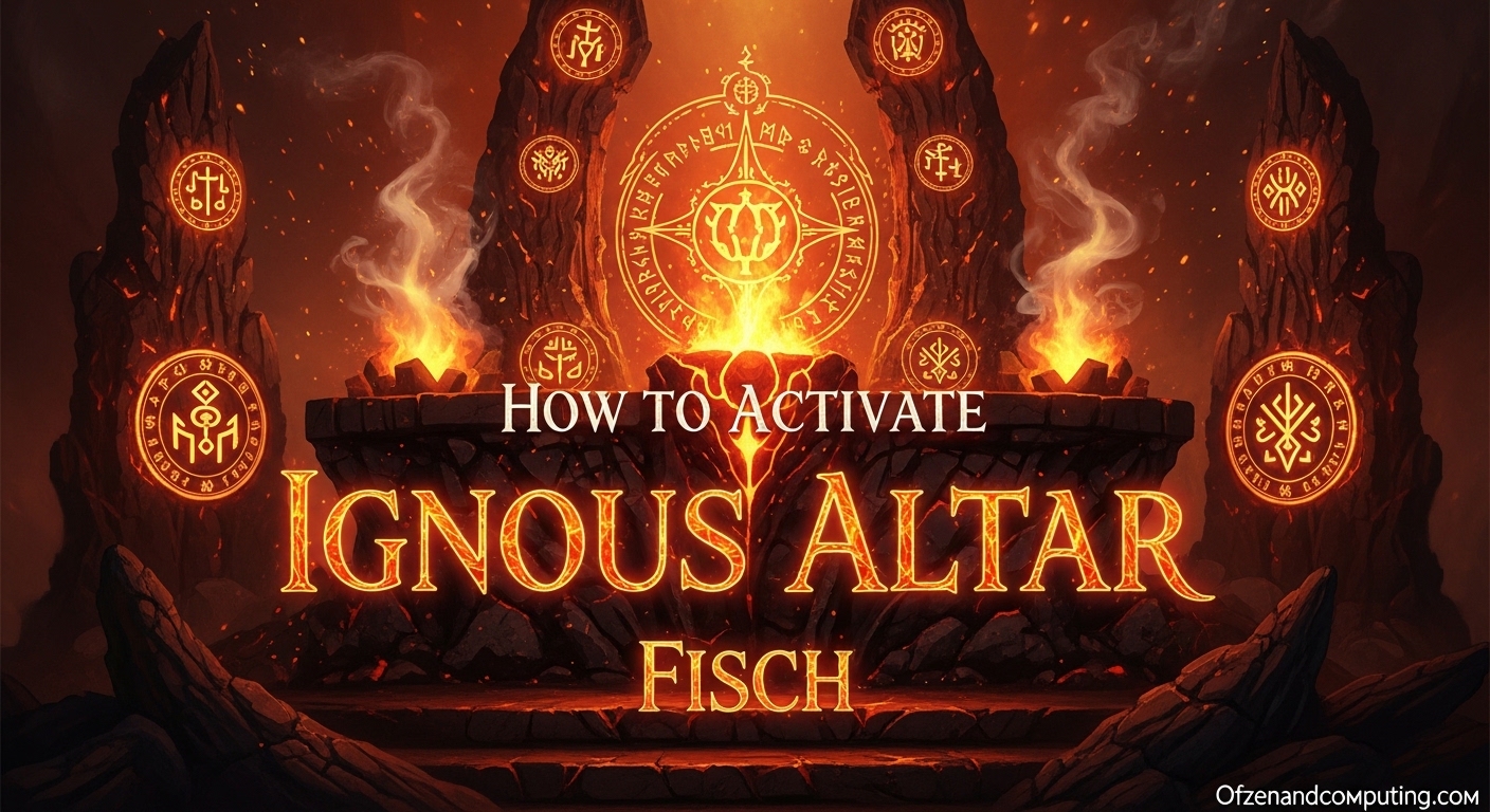 How to Activate Ignous Altar Fisch