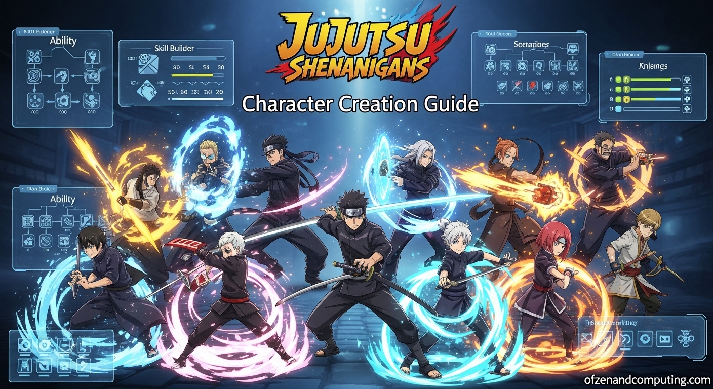 How to Create Custom Characters in Jujutsu Shenanigans