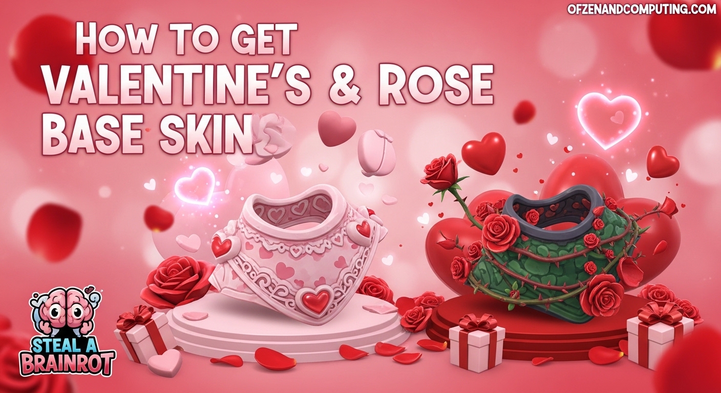 How to Get Valentine's and Rose Base Skins in Steal a Brainrot