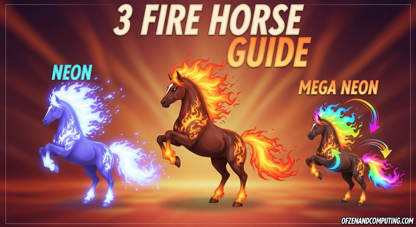 How to Get the 3 Fire Horse in Adopt Me