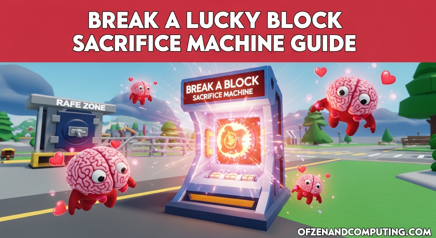 How to Use Sacrifice Machine in Break a Lucky Block