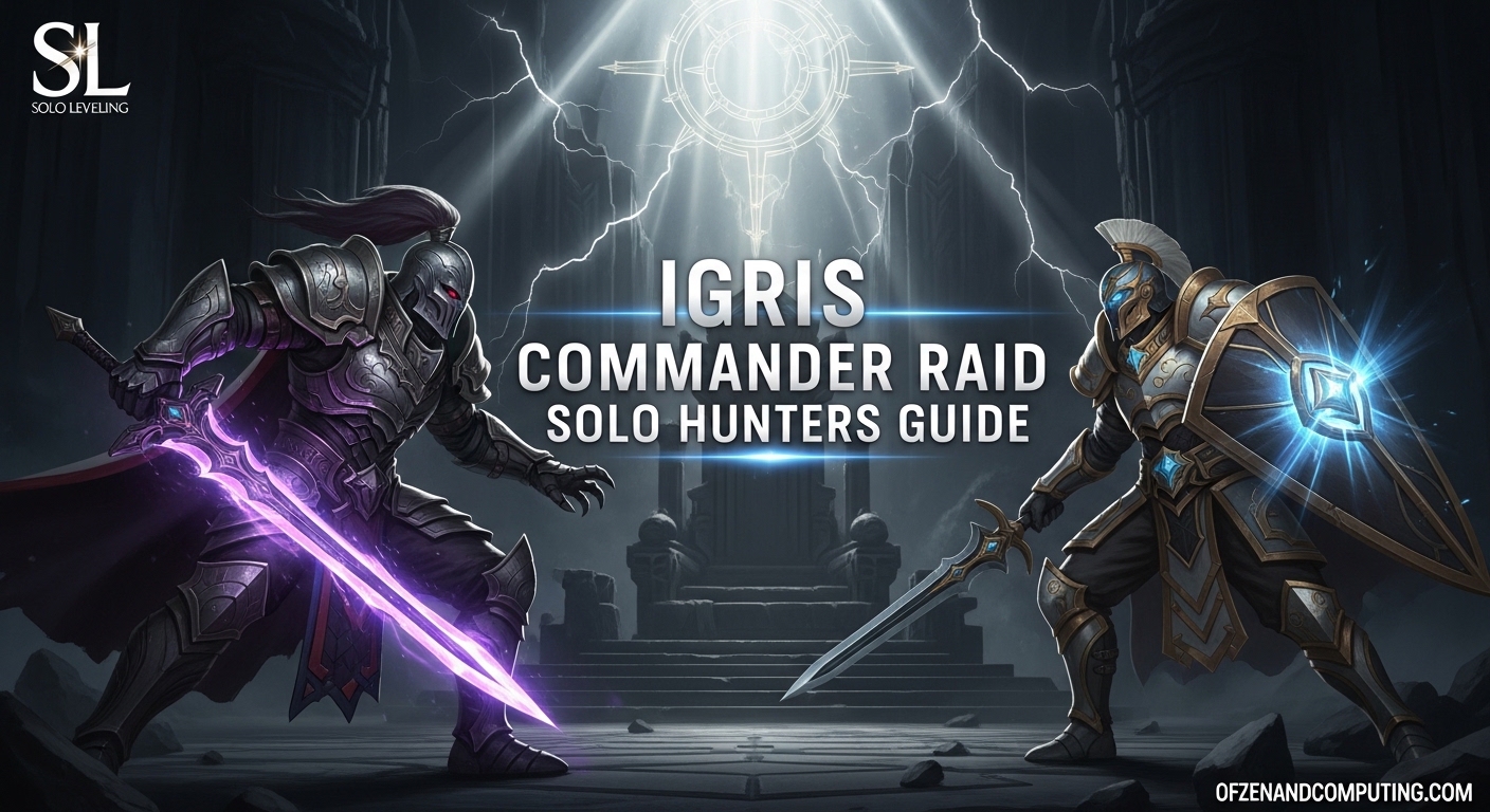 Igris Commander Raid Solo Hunters Guide