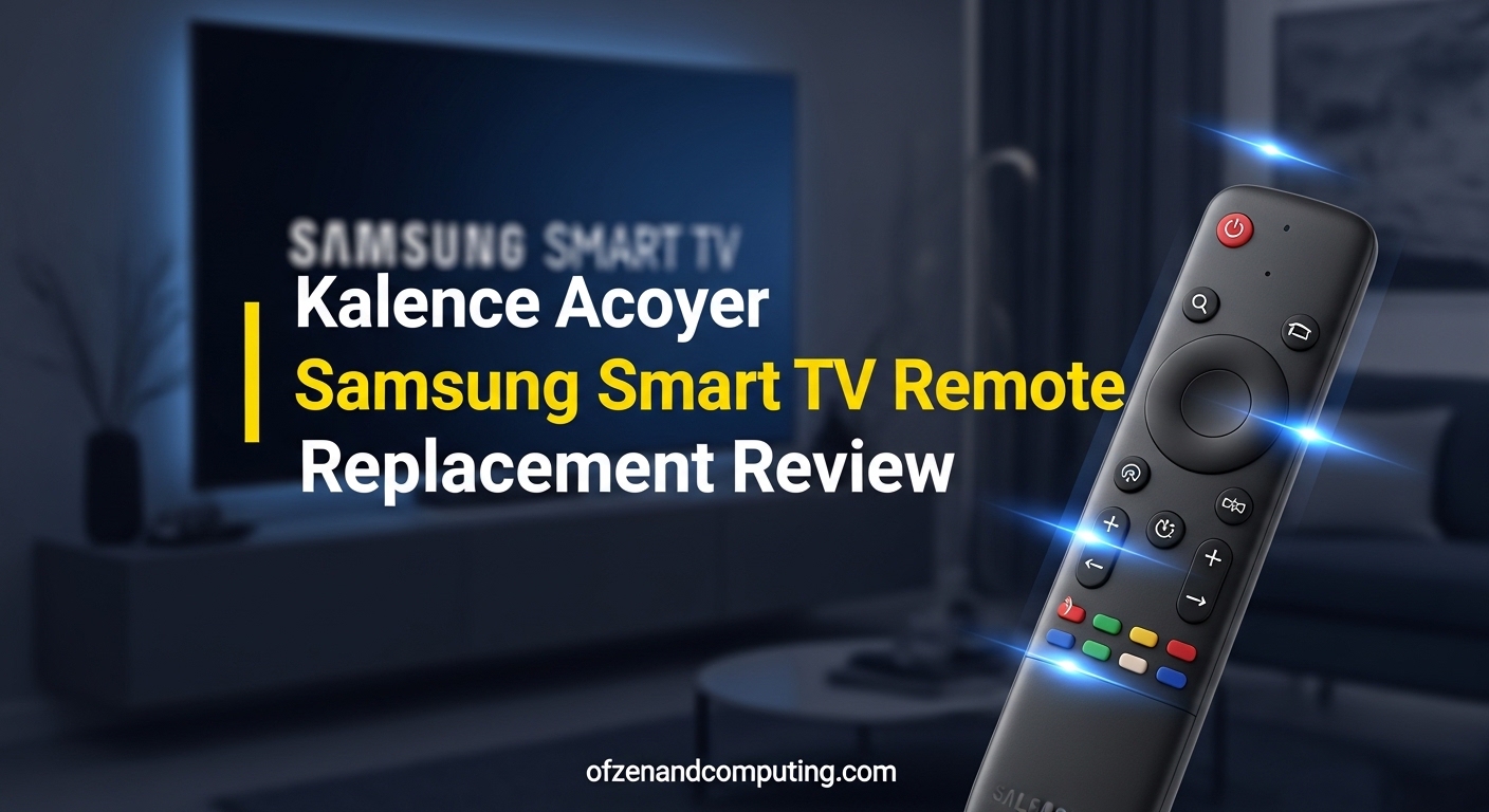 Kalence Acoyer Samsung TV Remote Review