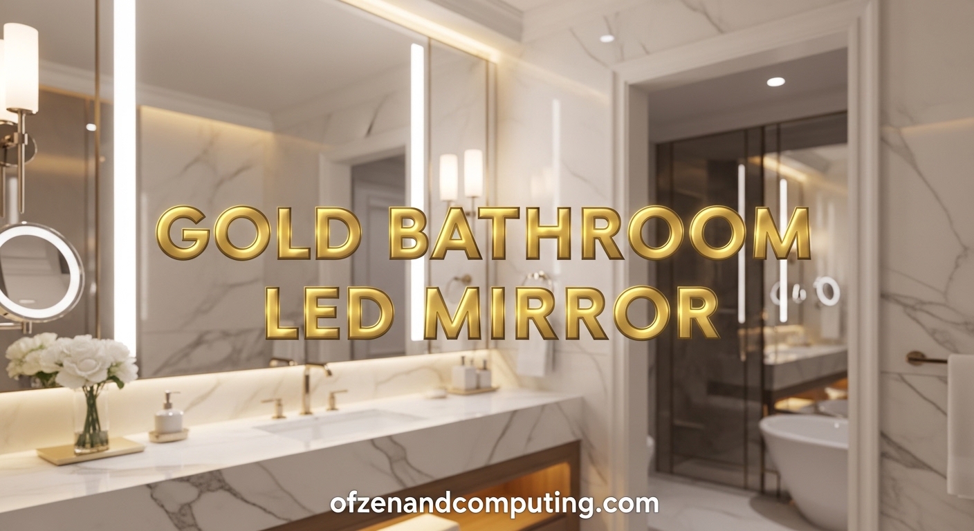 Keonjinn 60x36 Gold Bathroom LED Mirror Review