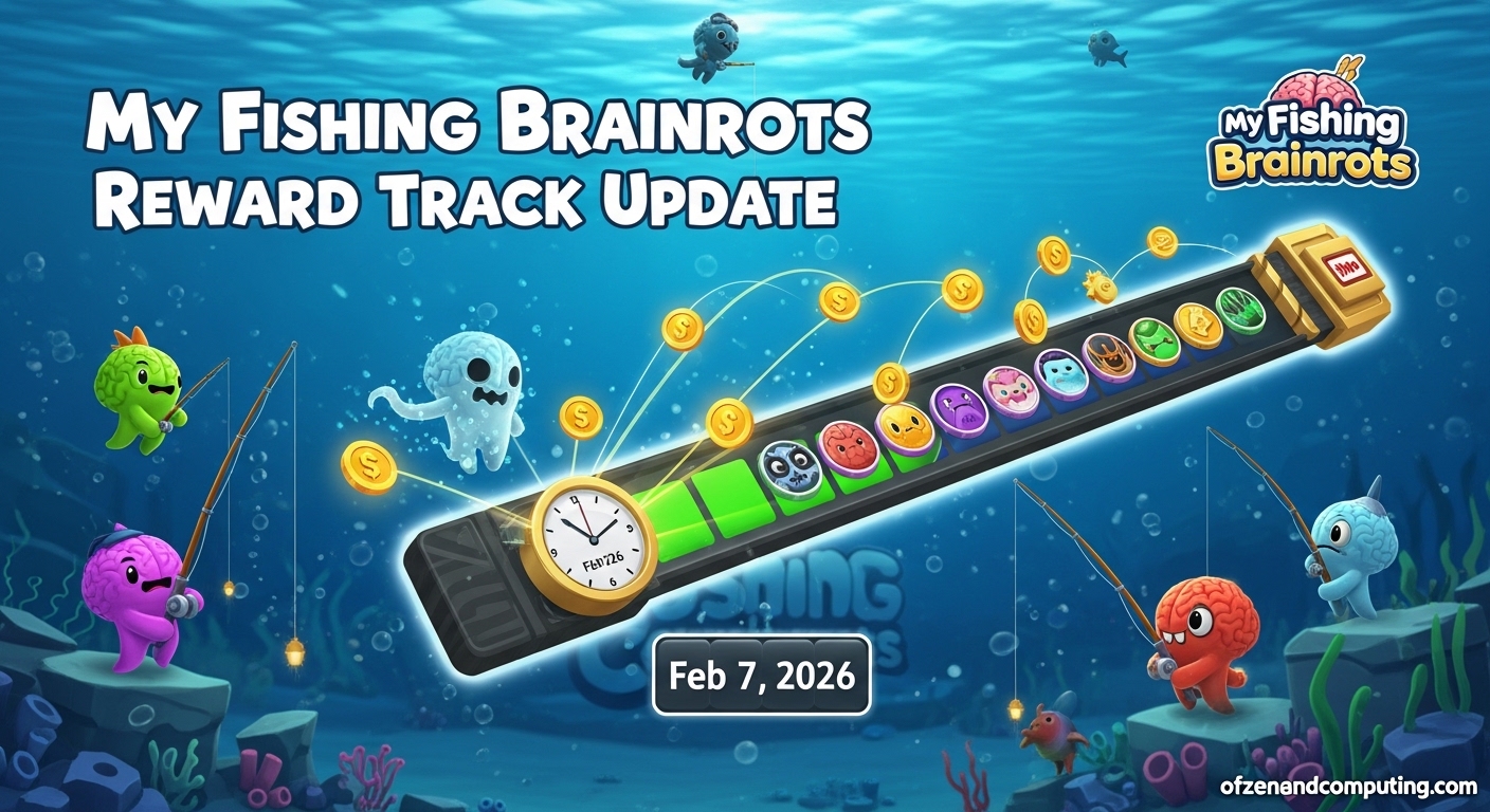 My Fishing Brainrots Reward Track Update