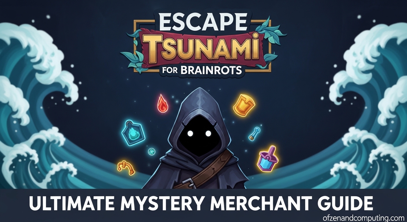 Mystery Merchant in Escape Tsunami For Brainrots