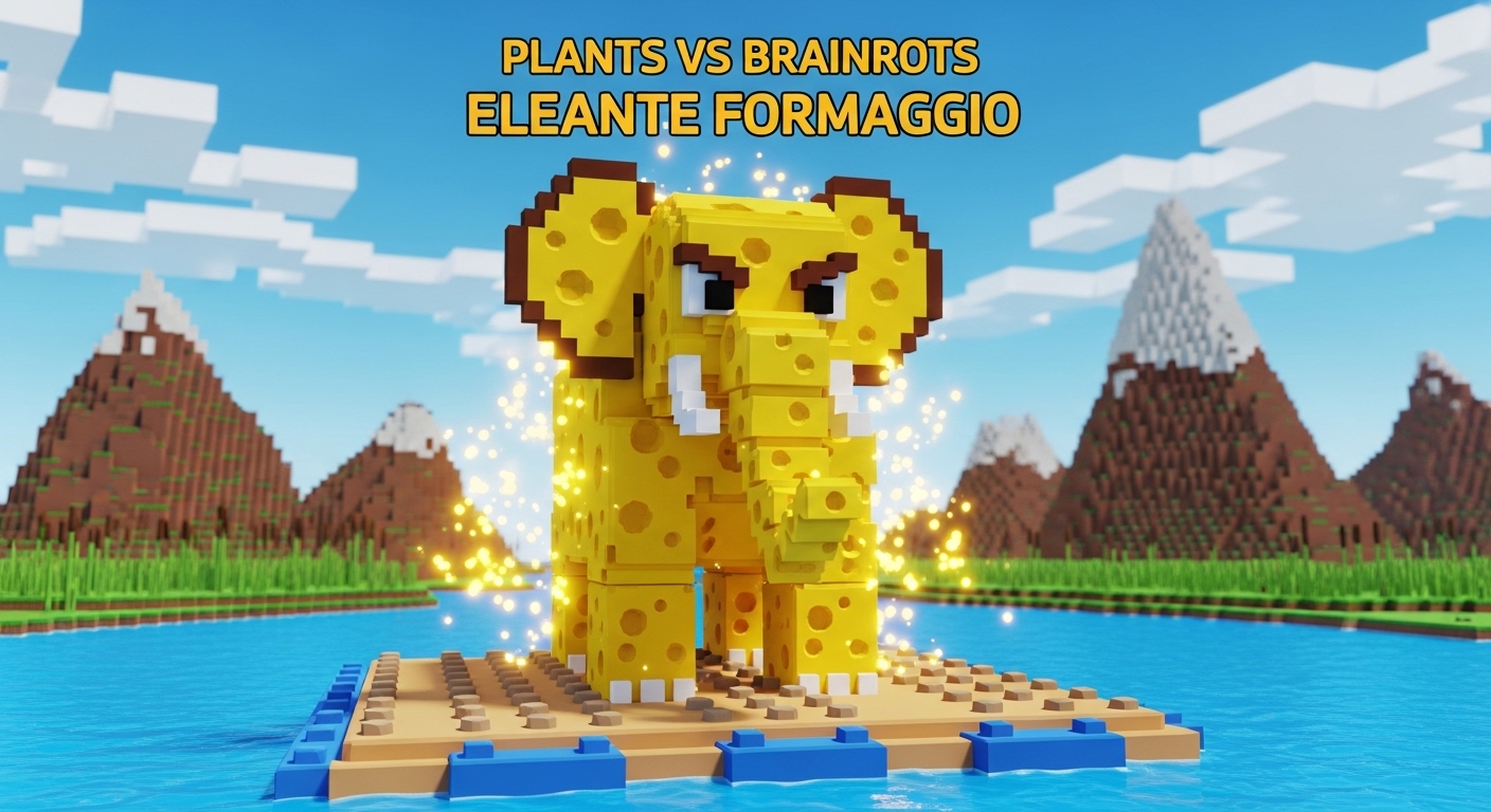 Plants Vs Brainrots Elefante Formaggio