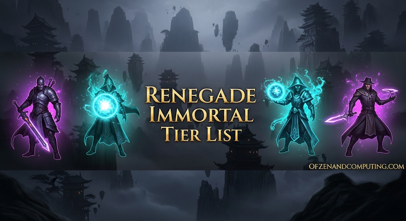 Renegade Immortal Tier List