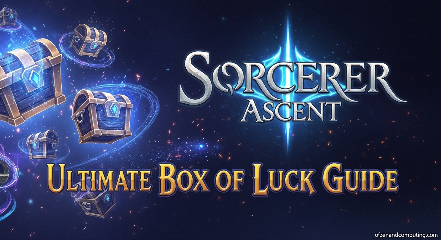 Sorcerer Ascent Box of Luck Guide