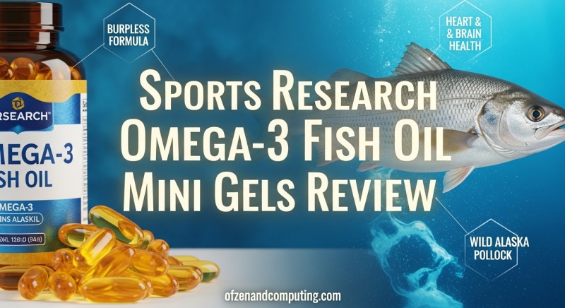 Sports Research Omega-3 Fish Oil Review