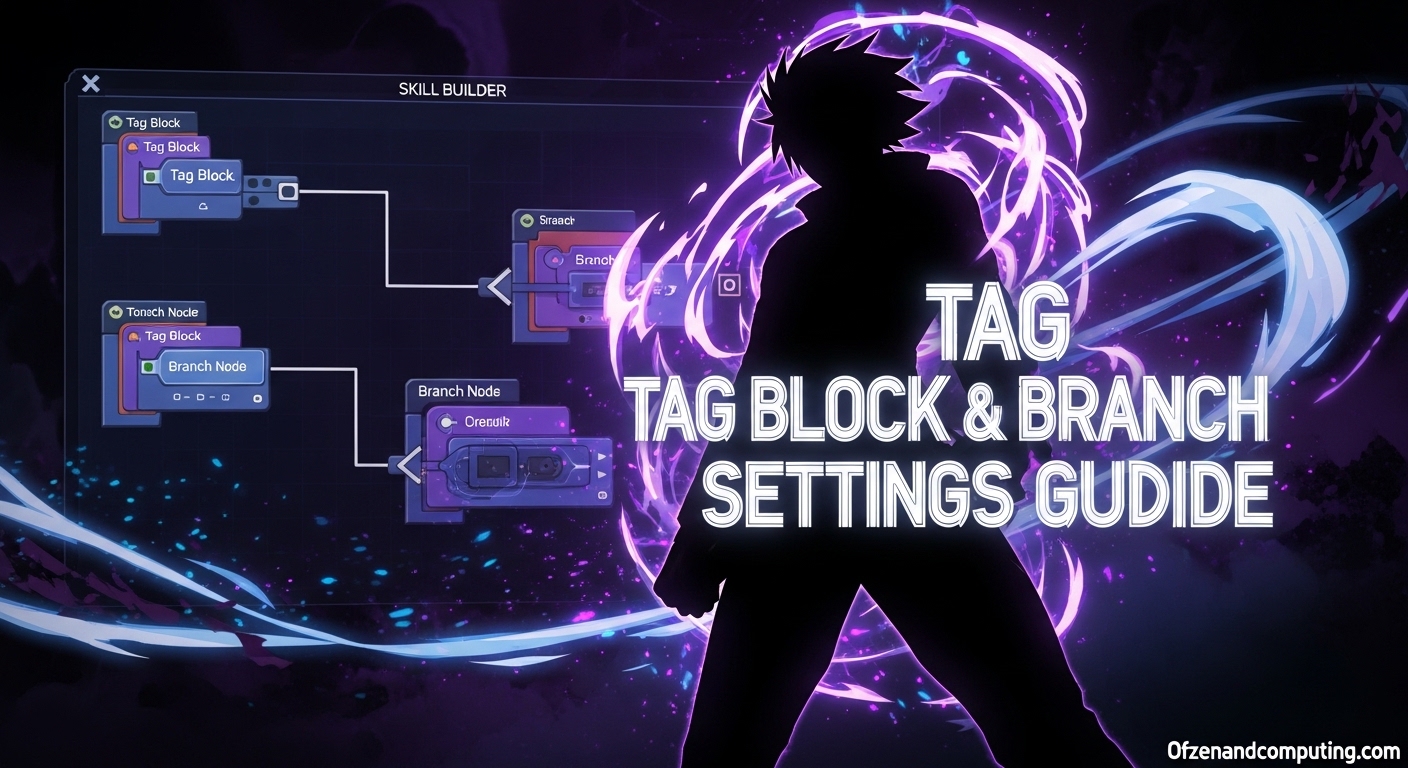 TAG BLOCK & BRANCH SETTINGS GUIDE
