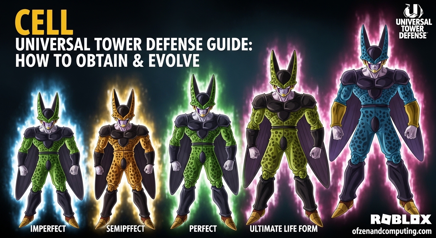 Universal Tower Defense Cell Guide