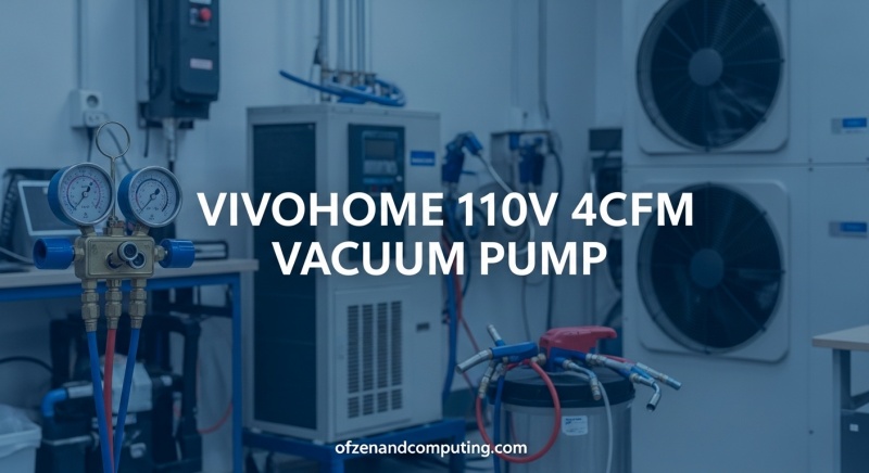 VIVOHOME 110V 4CFM Vacuum Pump