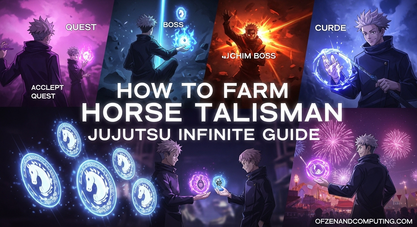 Ways to Farm Horse Talisman in Jujutsu Infinite
