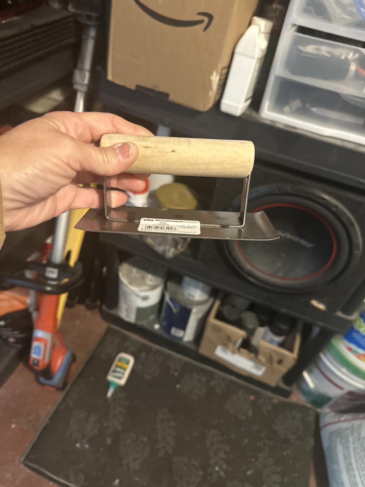 MARSHALLTOWN QLT Curved Concrete Edger, 6 x 2 3/4 Blade, 3/8 Radius, 1/2 Lip, 92 customer photo 1