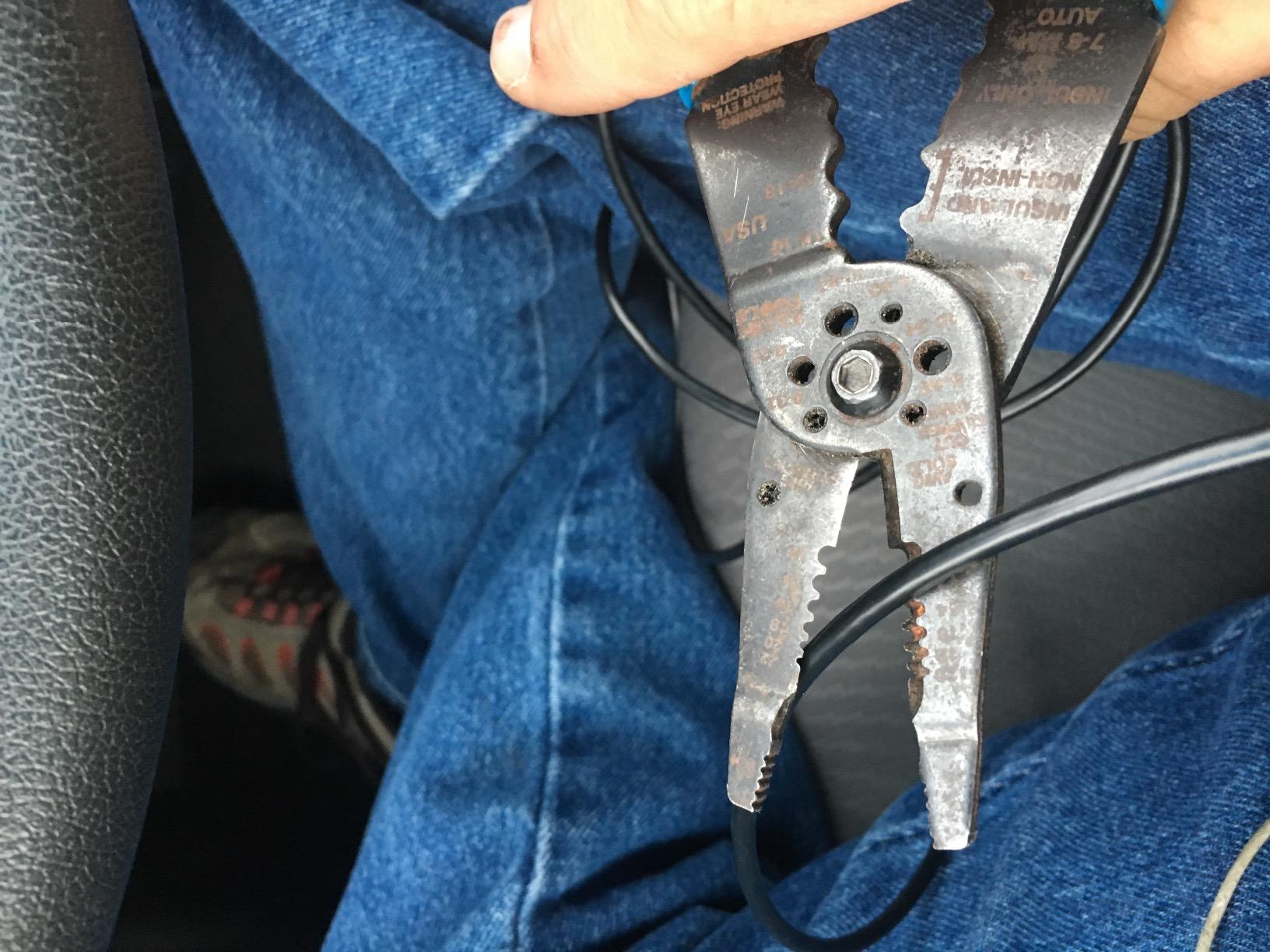 Klein Tools 1010 Multi Tool Long Nose Wire Cutter, Made in USA, Wire Crimper, Stripper and Bolt Cutter Multi-Purpose Electrician Tool, 8-Inch Long customer photo 1