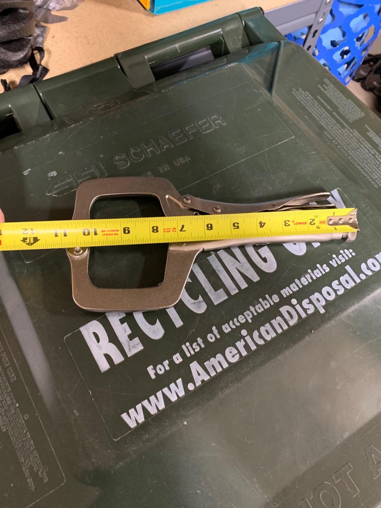 IRWIN VISE-GRIP Original Locking C-Clamp with Swivel Pads, 11 inch, 20 customer photo 2