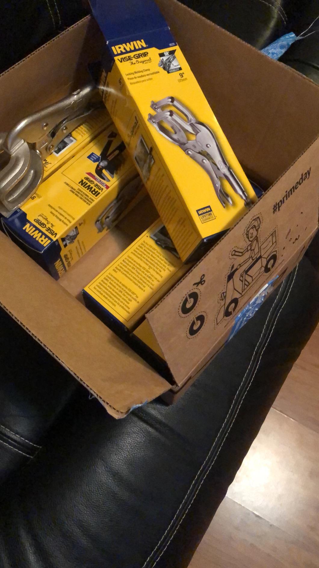 IRWIN VISE-GRIP Locking Pliers, Welding Clamp, 9-Inch (25ZR) customer photo 1