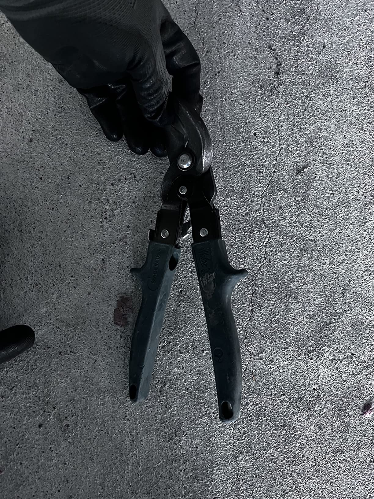 Malco M2007 MAX2000 Bulldog 1-1/4-inch Cut Capacity 10-inch Right Cut Offset Aviation Snip (1 per Pack) customer photo 1