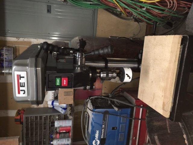 JET 20-Inch Floor Drill Press, 12 Speed, 1-1/2 HP, 115/230V 1Ph (JDP-20MF) customer photo 2