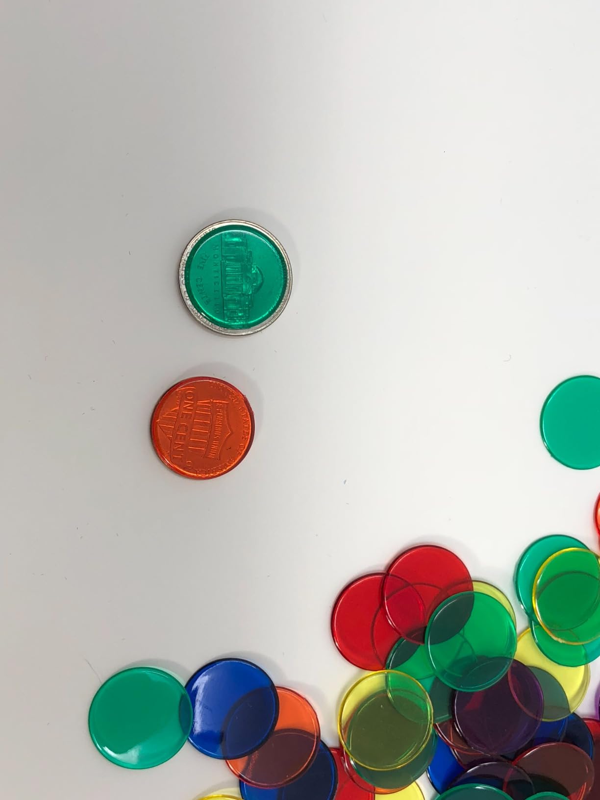 Learning Resources Transparent Color Counting Chips - 250 Pieces, Ages 5+ Math Counters for Kids, Counting Chips, Perfect for Bingo Games customer photo 2