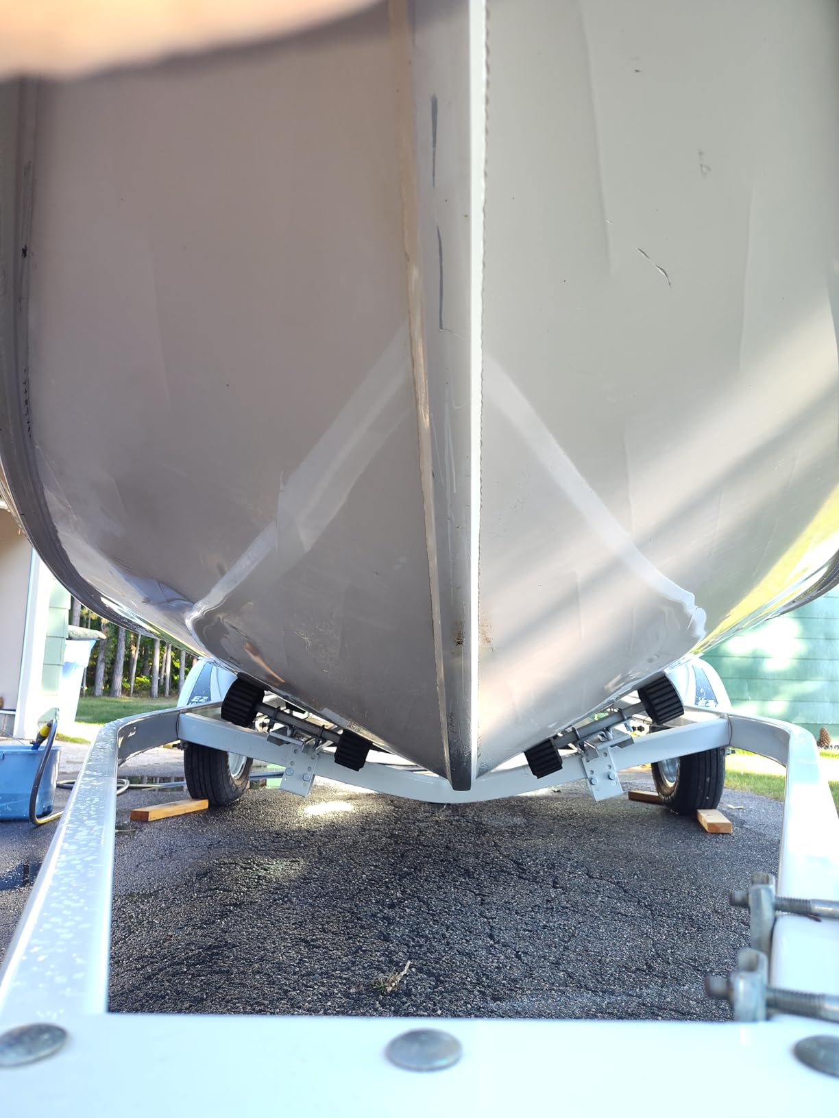 STAR BRITE Instant Hull Cleaner - Easily Remove Stains, Scum Lines & Grime for Boat Hulls, Fiberglass, Plastic & Painted Surfaces - Wipe On, Rinse Off Formula - 128 Ounce Gallon customer photo 1