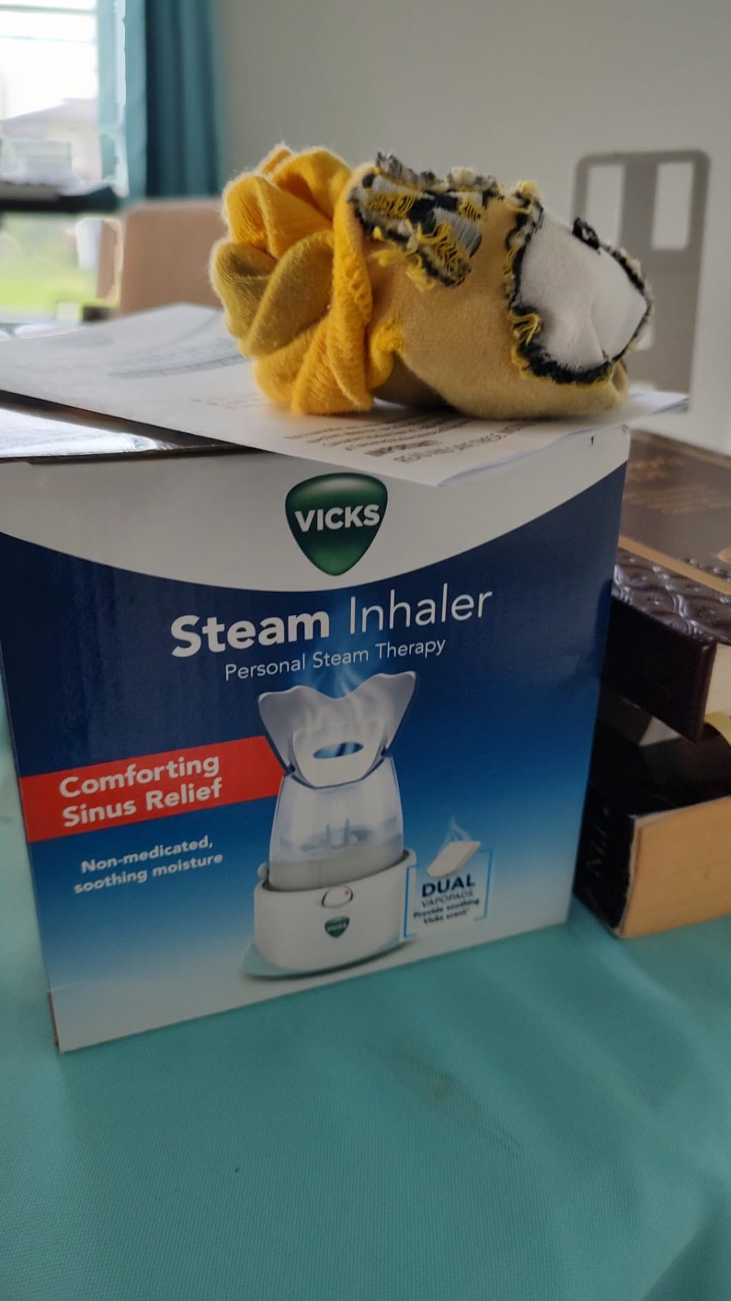 Vicks Personal Steam Inhaler for Targeted, Natural Steam Relief for Allergies, Congestion, Cough & Colds, and Sinus Irritation, Use with VapoPads - 1 Included customer photo 2