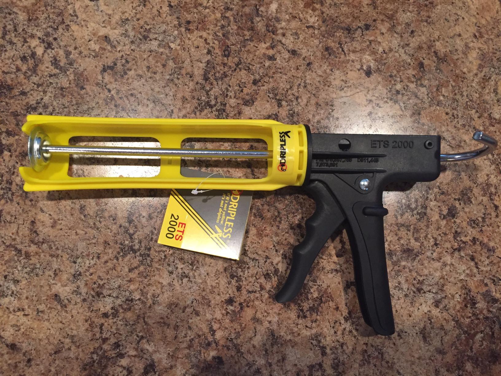 Dripless ETS2000 The Yellow Gun Composite Caulk Gun - 12:1 Thrust Ratio customer photo 2