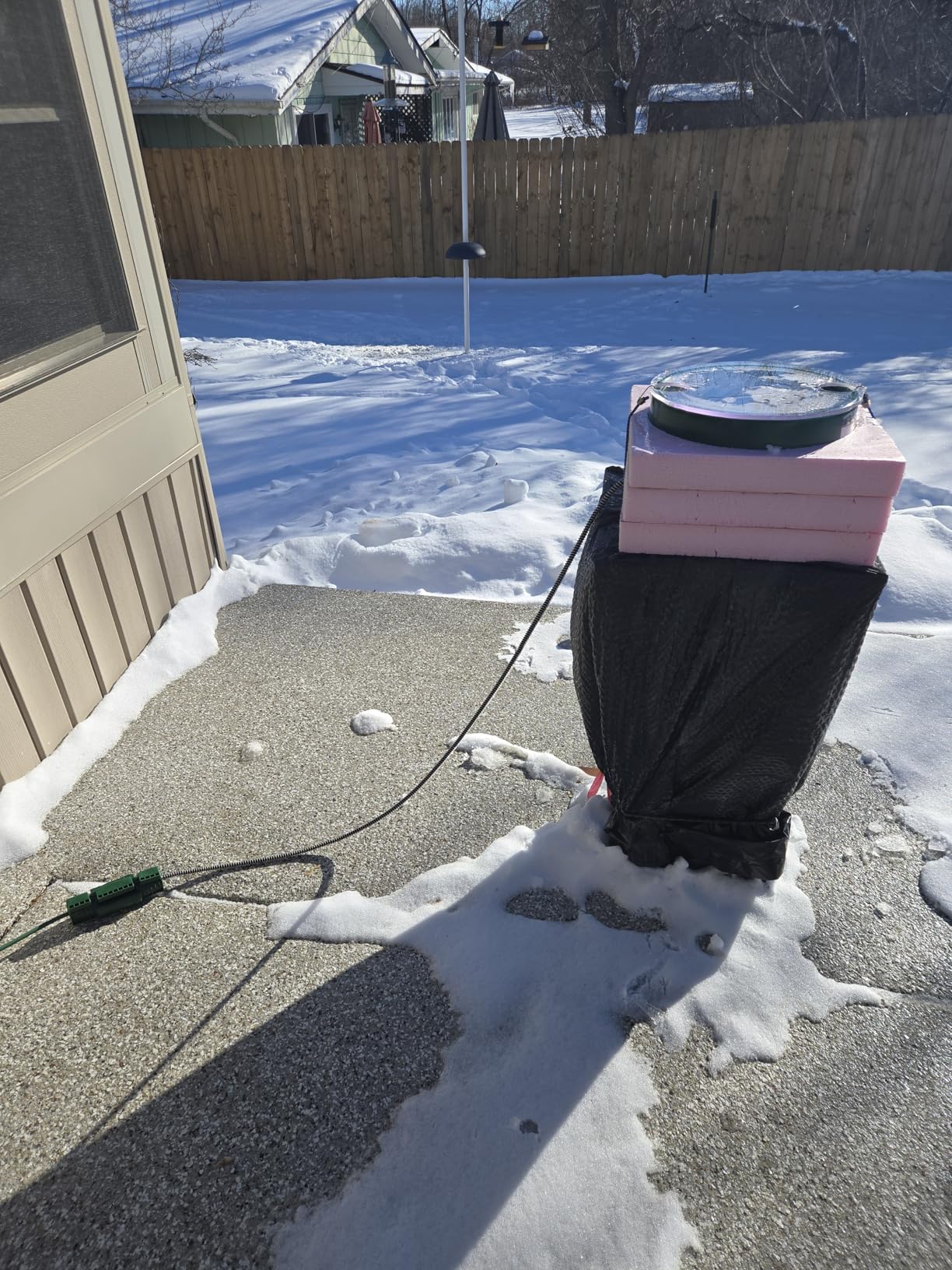 Farm Innovators Heated Pet Water Bowl, 60W Heated Water Dish - 1.5 Gallon Plastic Watering Station with Anti-Chew Cord Protector for Dogs & Cats customer photo 1