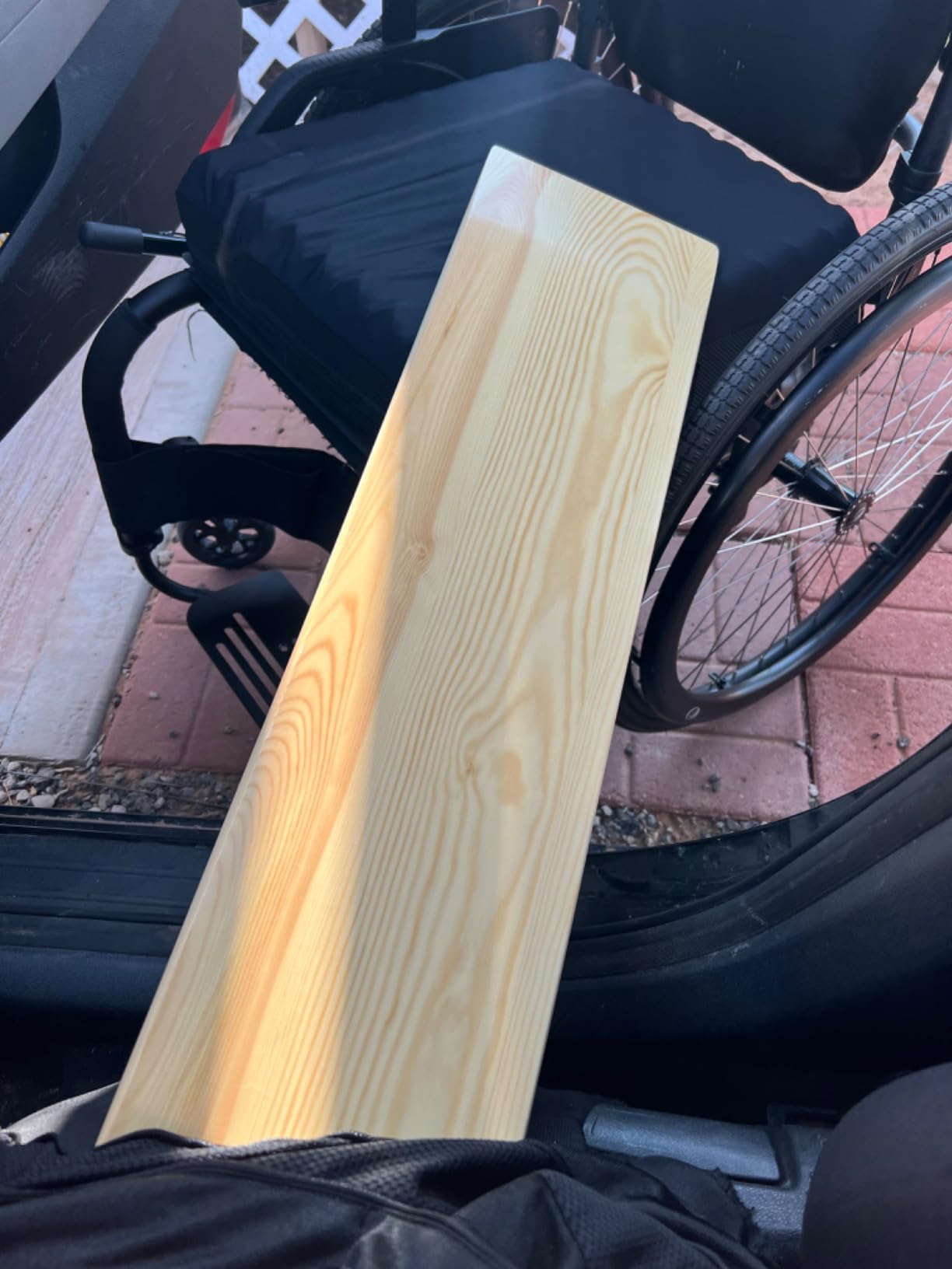 DMI Transfer Board and Slide Board Made of Heavy-Duty Wood for Patient, Senior and Handicap Move Assist and Slide Transfers, FSA HSA Eligible, Holds up to 440 Pounds, Solid, 24 x 8 x 1 customer photo 1