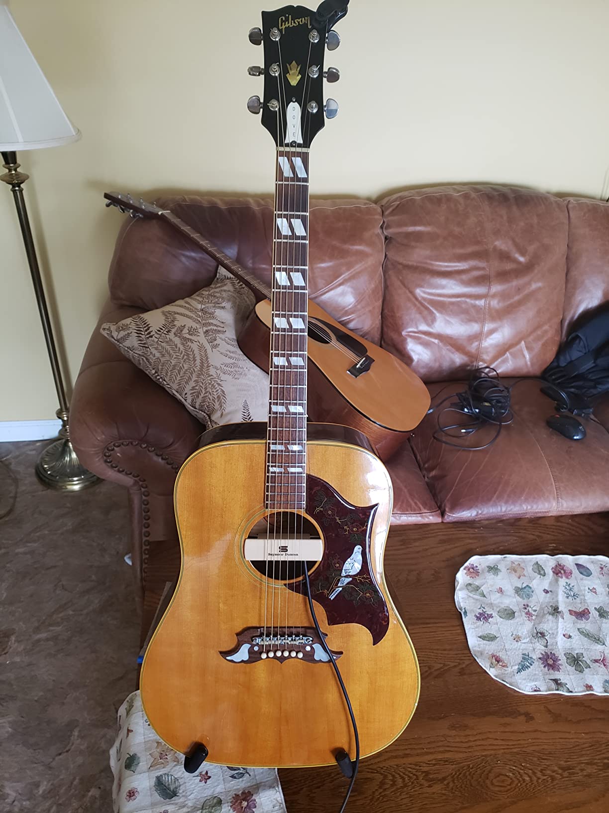 Seymour Duncan SA-3HC Woody HC Acoustic Soundhole Pickup - Magnetic Hum-Canceling Pickup for Standard Steel String Acoustic Guitars - Maple customer photo 1