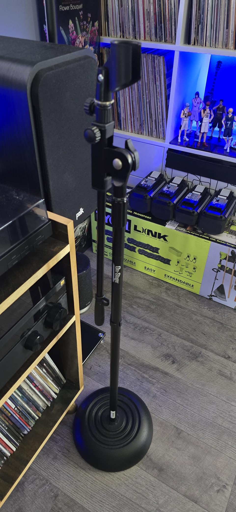 OnStage On-Stage MSA7040TB Top Mount Telescoping Microphone Boom, Black customer photo 1