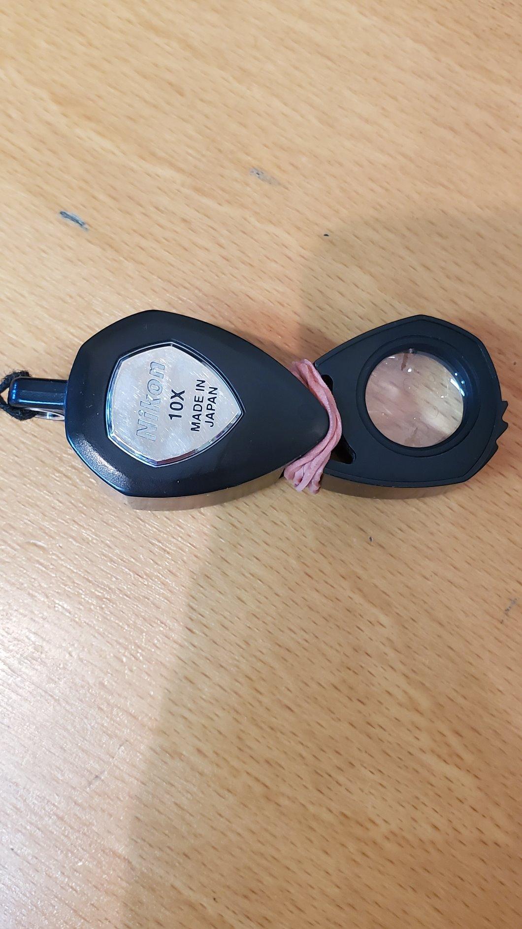 Nikon 10x Jewelry Triplet Loupe Jeweler Pocket Round Magnifier customer photo 1